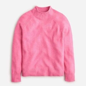 J.Crew Rollneck Supersoft Turtleneck Rollneck Petunia Pink Size Large
